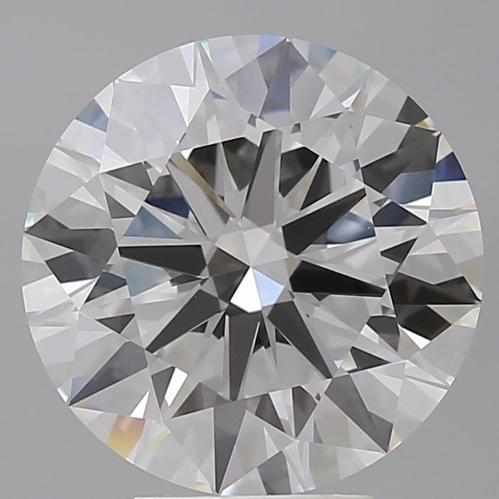 5.59ct Round F VVS2 Lab Grown Diamond