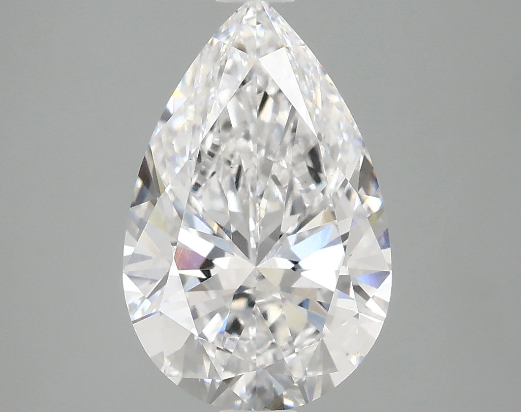 2.96ct Pear D VS1 Lab Grown Diamond