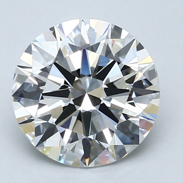 2.52ct Round F VS1 Natural Diamond