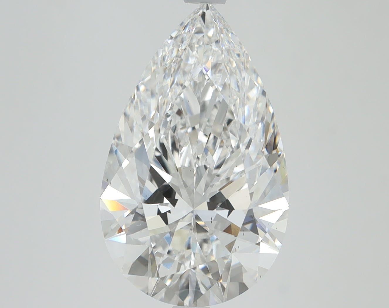 4ct Pear D VS2 Lab Grown Diamond