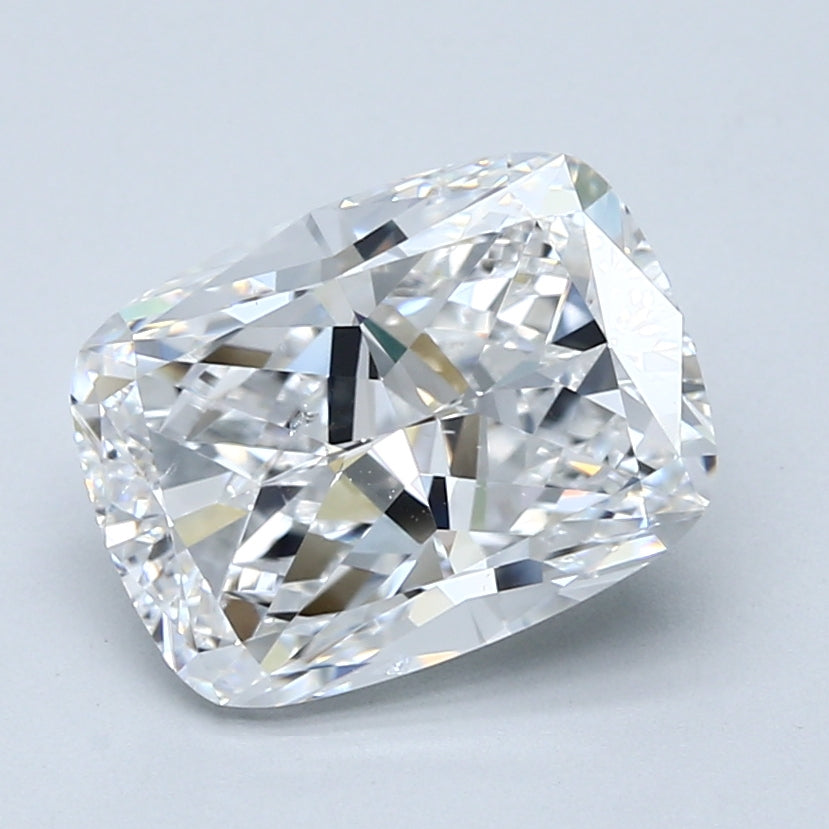 3.51ct Cushion Brilliant D SI2 Natural Diamond