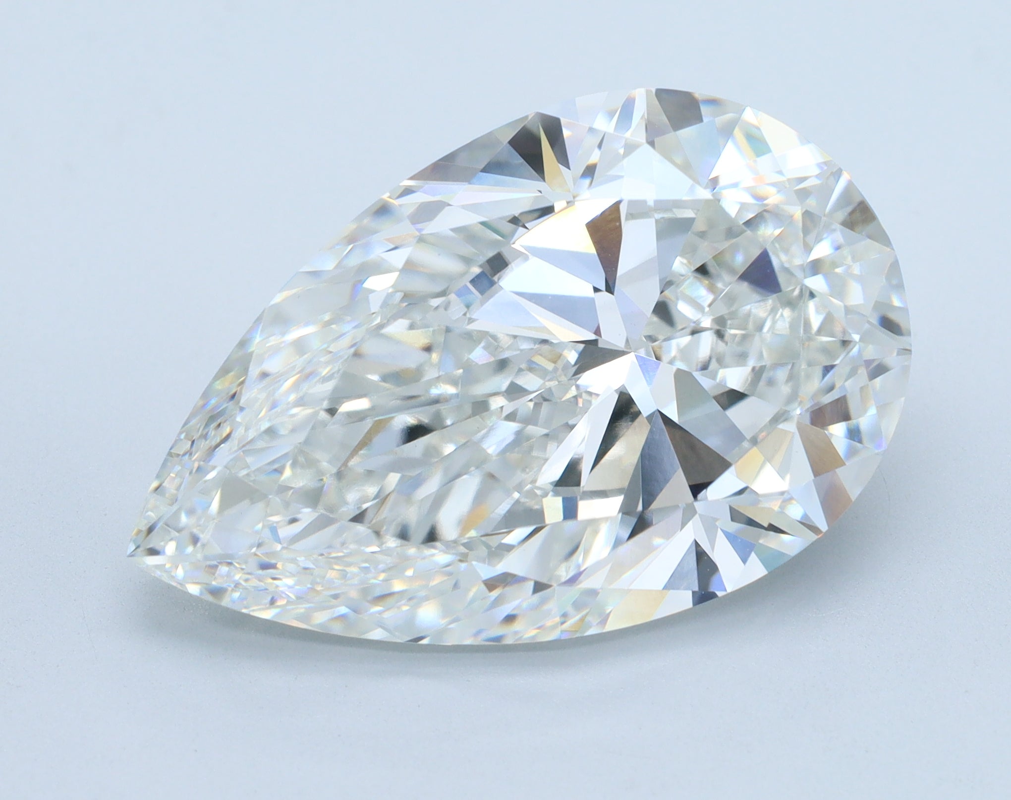 13.03ct Pear F VVS2 Lab Grown Diamond