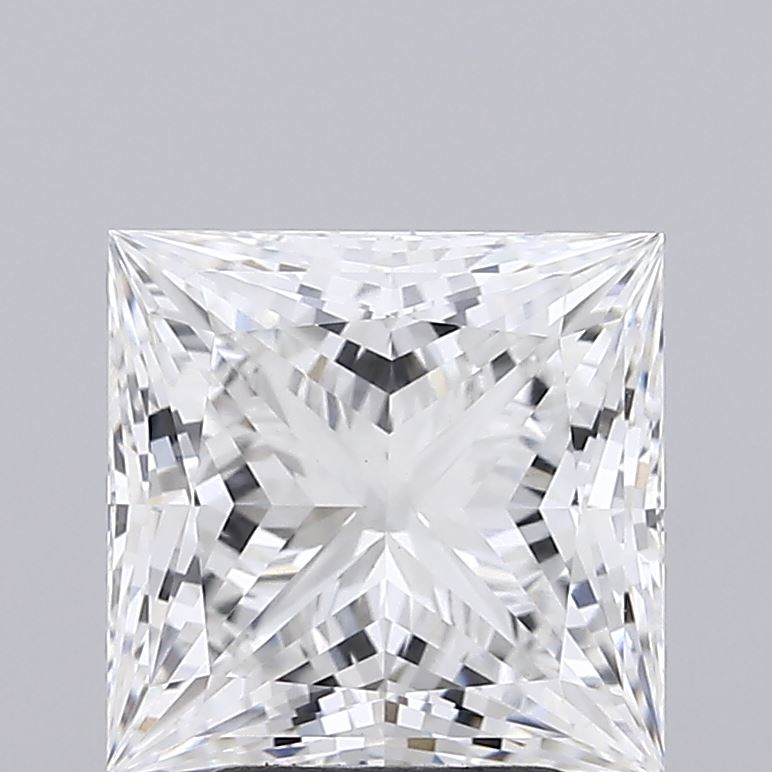 3.37ct Princess E VVS2 Lab Grown Diamond