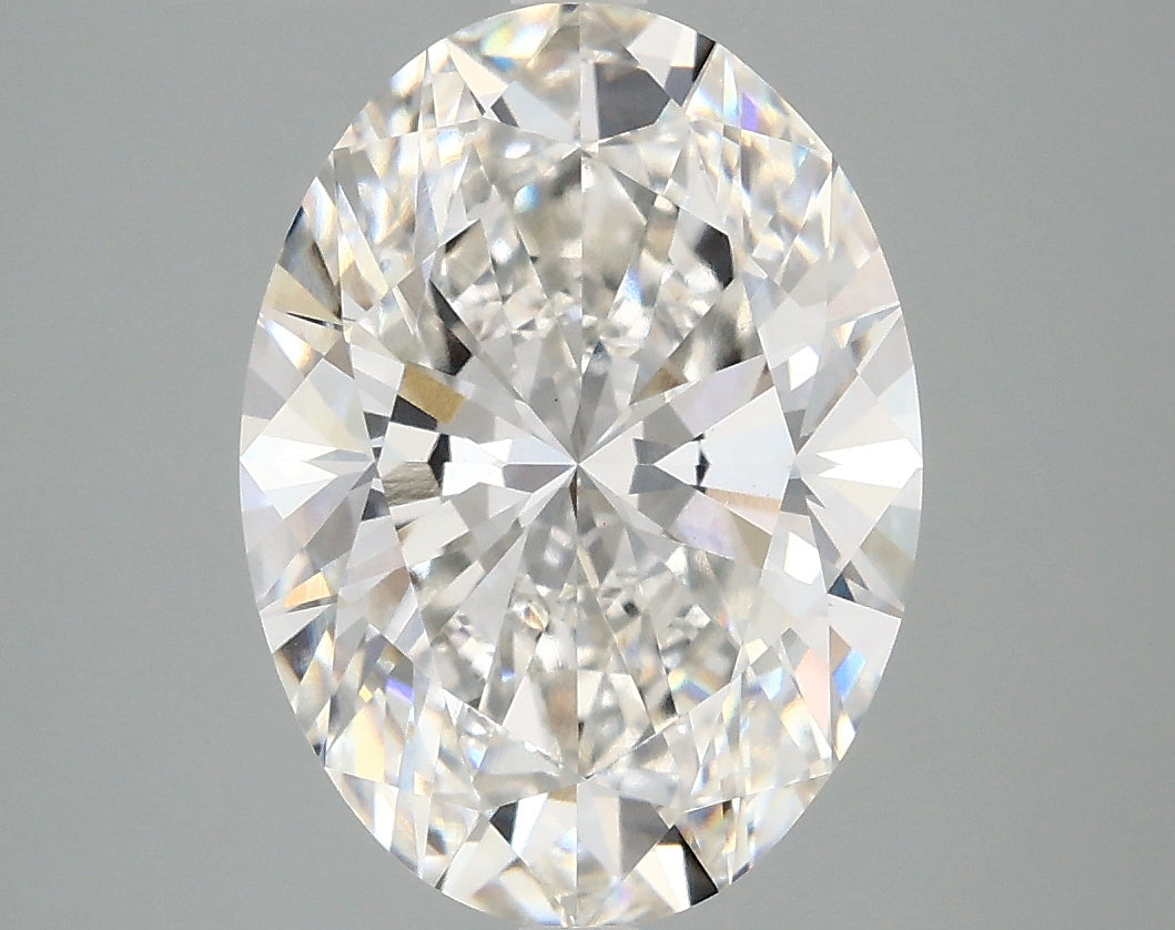 3.86ct Oval F VVS2 Lab Grown Diamond