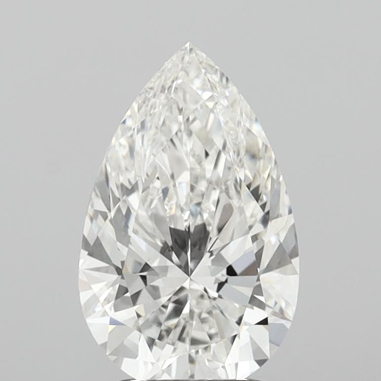 2.59ct Pear F VS1 Lab Grown Diamond