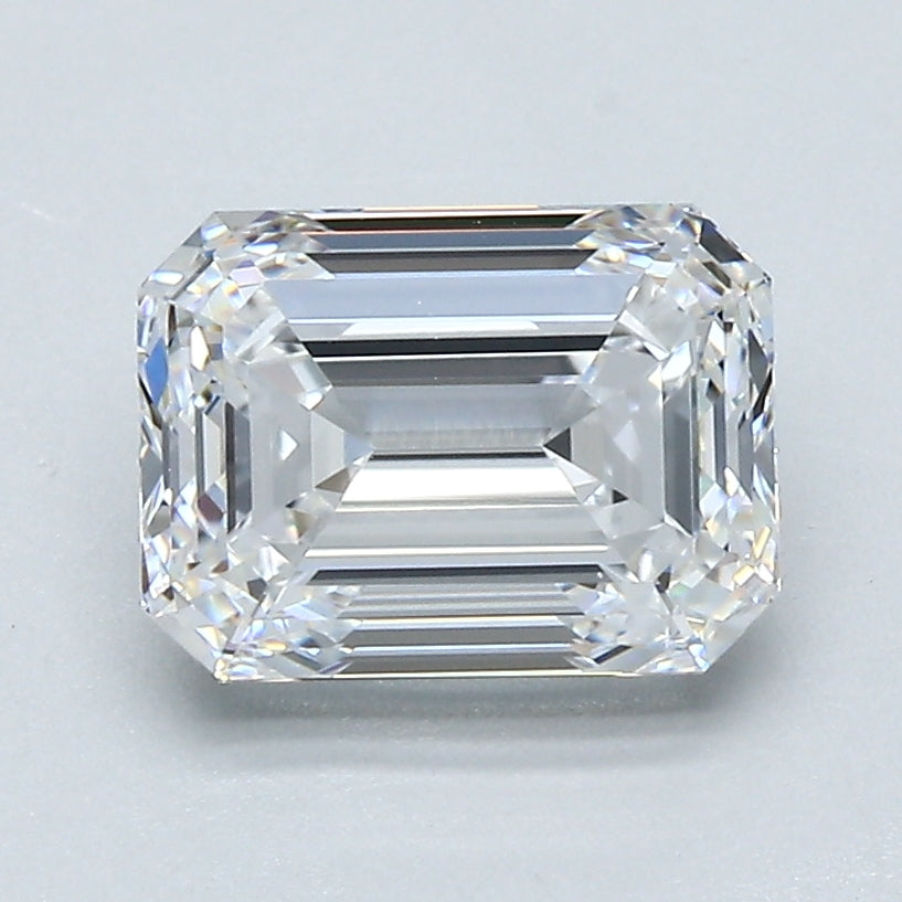 2.03ct Emerald D VVS2 Natural Diamond