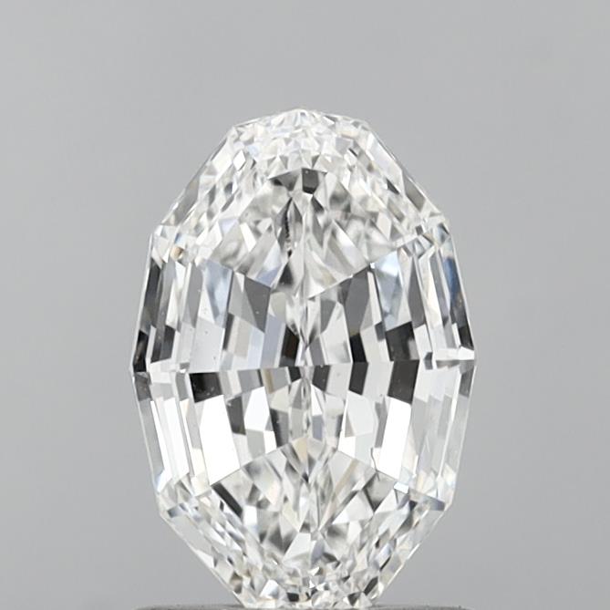 5.62ct Step Oval F VVS2 Lab Grown Diamond