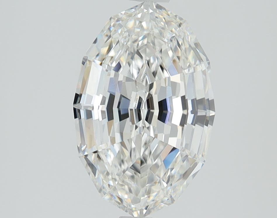 2.02ct Oval Step Cut E VVS2 Lab Grown Diamond