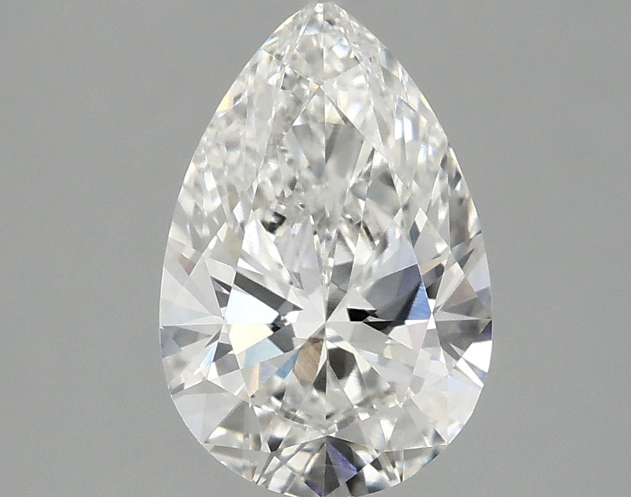 2ct Pear F VVS1 Lab Grown Diamond
