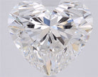 1.11ct Heart D VVS2 Lab Grown Diamond