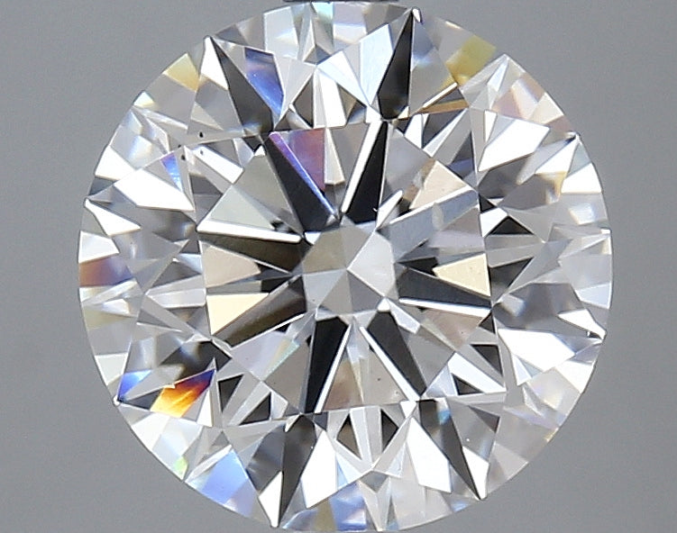 3.43ct Round F VS2 Lab Grown Diamond