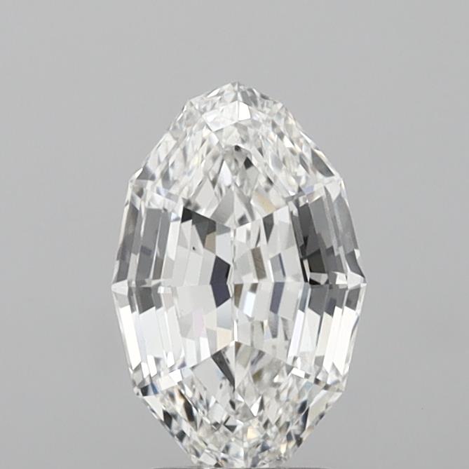 3.08ct Step Oval F VS1 Lab Grown Diamond