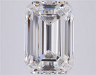 2.09ct Emerald D IF Lab Grown Diamond
