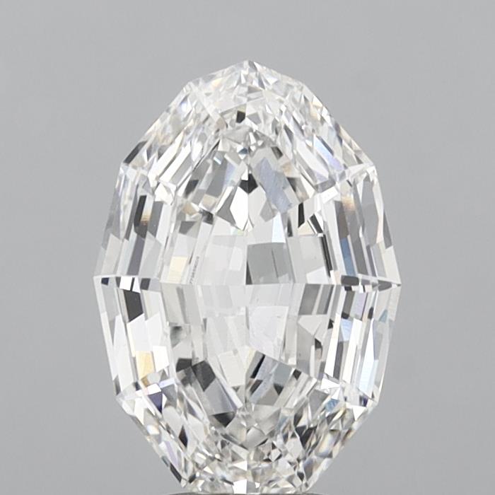 3.73ct Oval Step Cut F VS1 Lab Grown Diamond