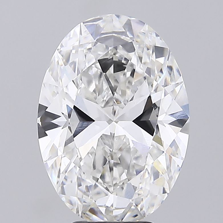5.73ct Oval F VVS2 Lab Grown Diamond