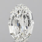 6.06ct Oval Step Cut E VVS2 Lab Grown Diamond
