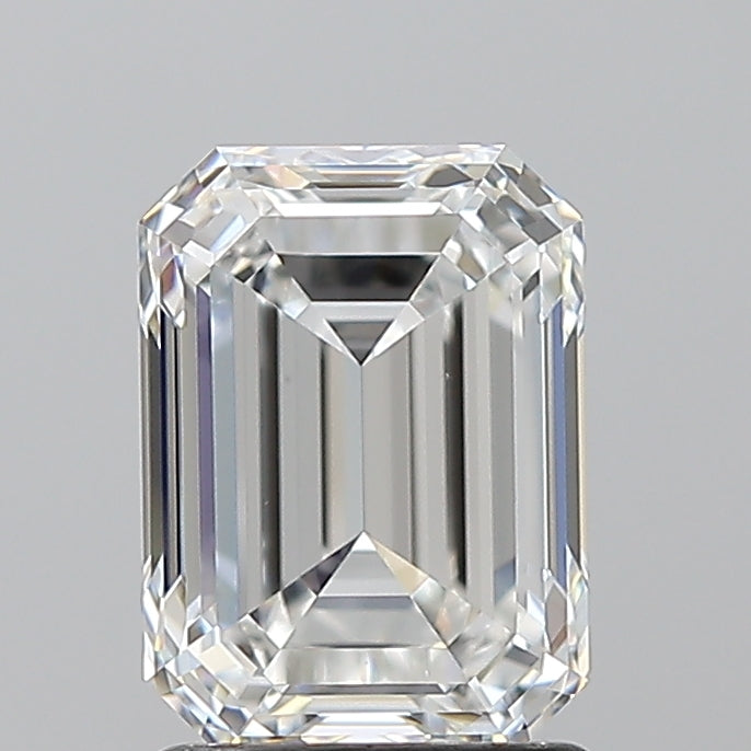 1.7ct Emerald F VS1 Natural Diamond