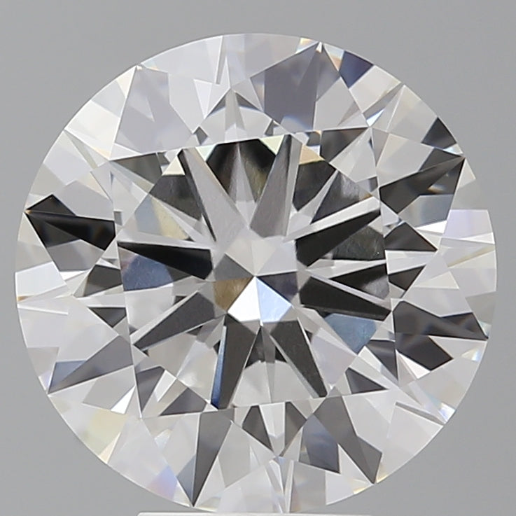 6.52ct Round F VVS2 Lab Grown Diamond