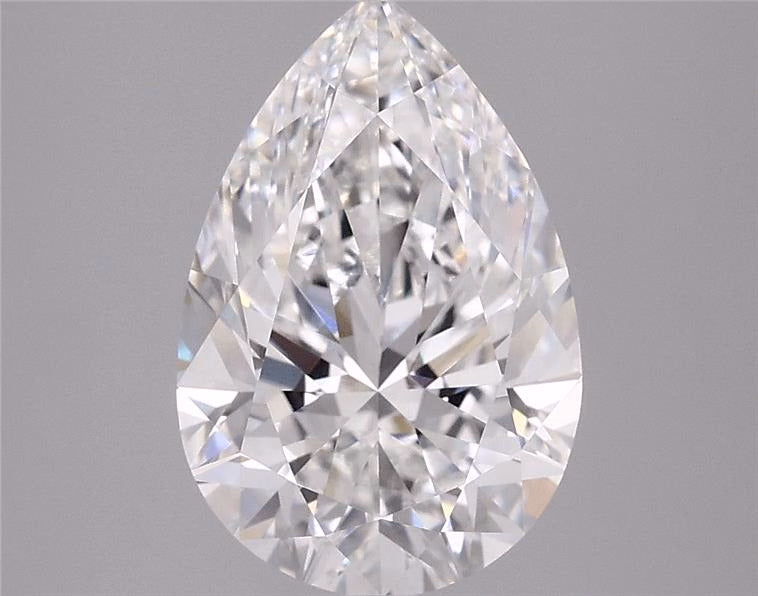 5.97ct Pear F VVS2 Lab Grown Diamond