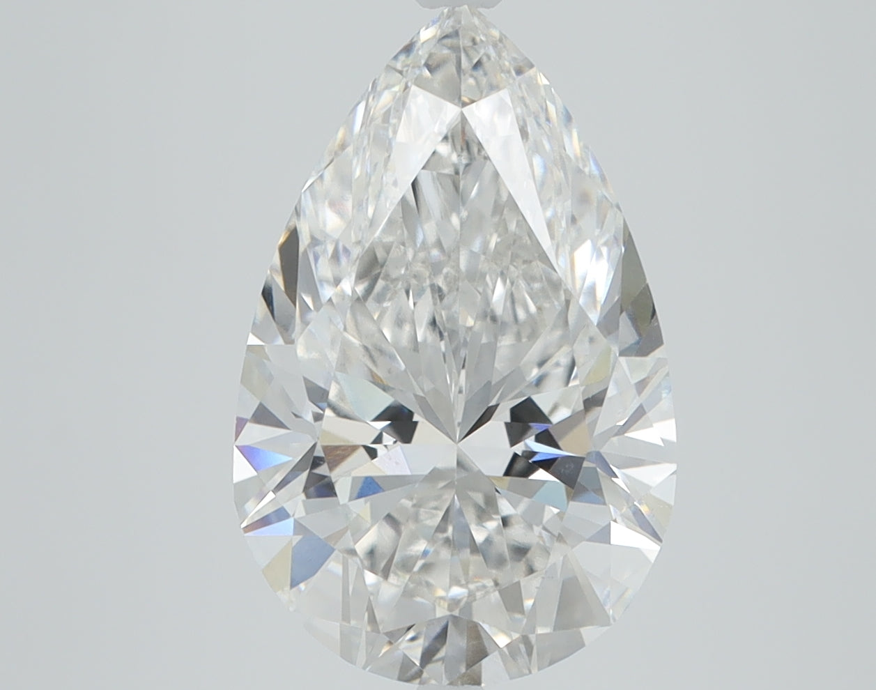 3.84ct Pear F VS1 Lab Grown Diamond