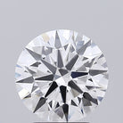 2.6ct Round F VVS2 Lab Grown Diamond