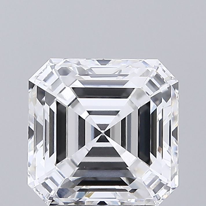 2.67ct Asscher E VVS2 Lab Grown Diamond