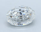 3.03ct Oval Step Cut D VS1 Lab Grown Diamond
