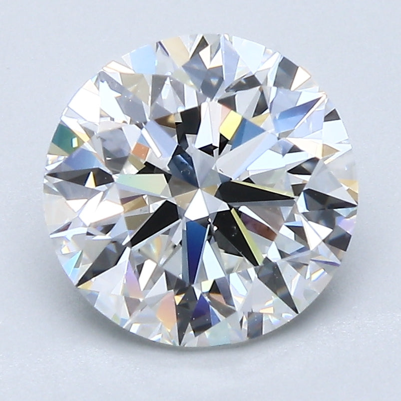2.7ct Round F VS2 Natural Diamond