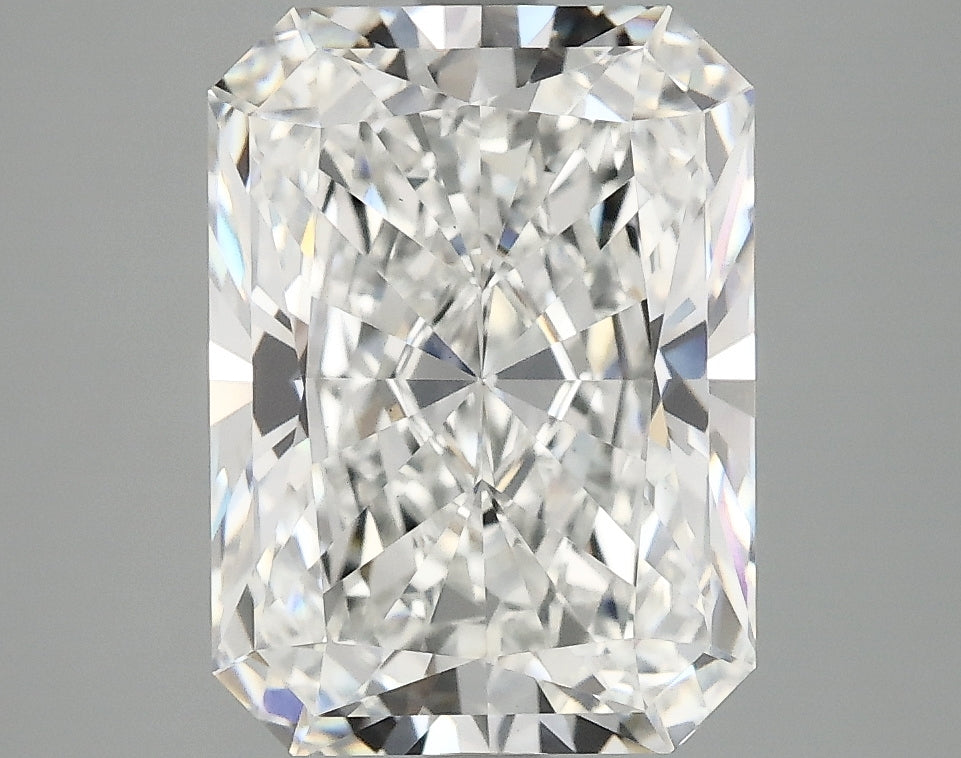 4.18ct Radiant F VVS2 Lab Grown Diamond