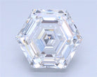1.14ct Hexagonal D VVS2 Lab Grown Diamond