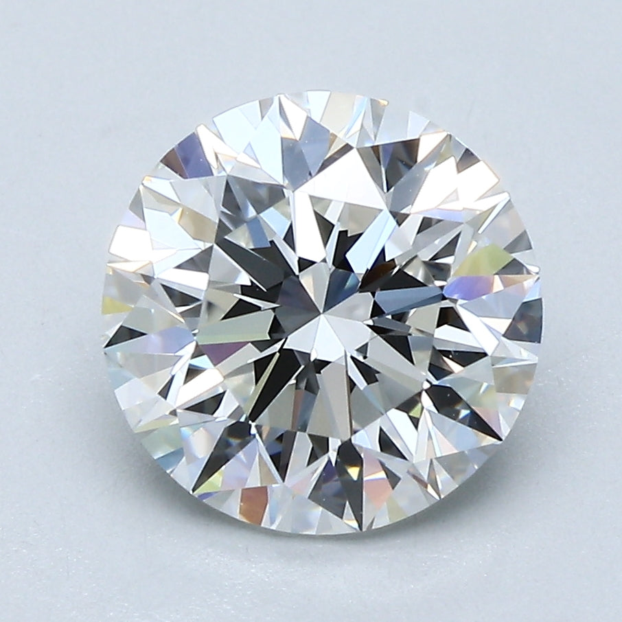 2.85ct Round F IF Natural Diamond