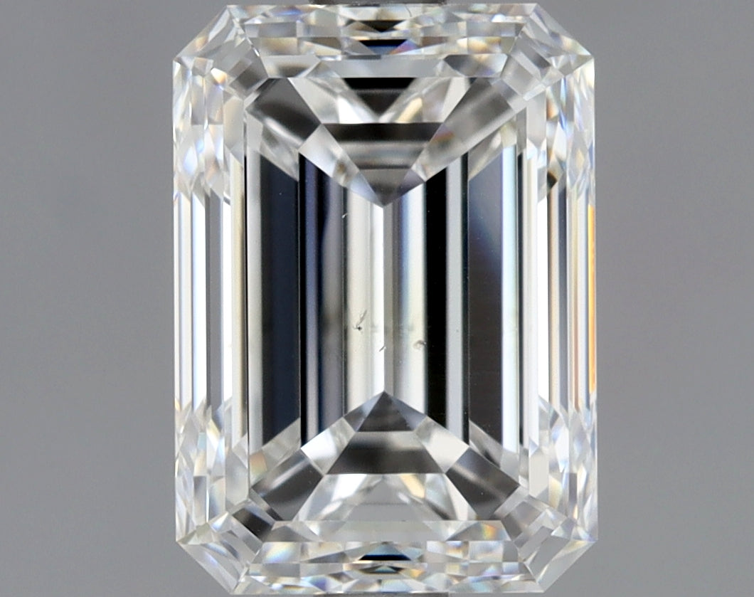 2.01ct Emerald F SI1 Natural Diamond