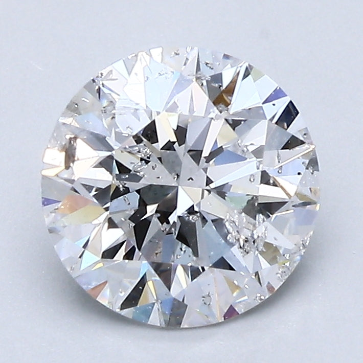 1.76ct Round D I1 Natural Diamond
