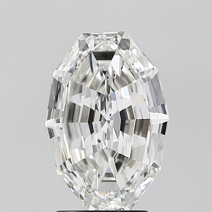 3.01ct Oval Step Cut F VS1 Lab Grown Diamond