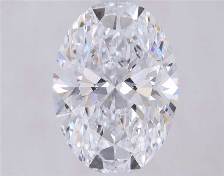 7.01ct Oval D VVS2 Lab Grown Diamond