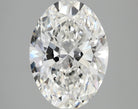 3.1ct Oval F VS2 Lab Grown Diamond