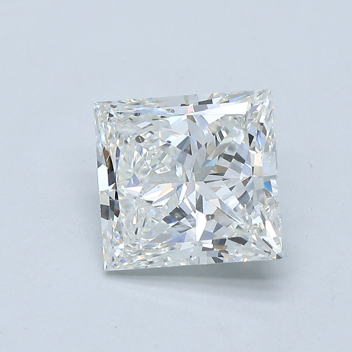 3.01ct Princess G SI2 Natural Diamond