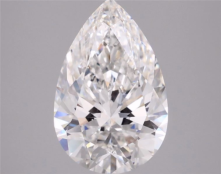 6.51ct Pear F VVS2 Lab Grown Diamond