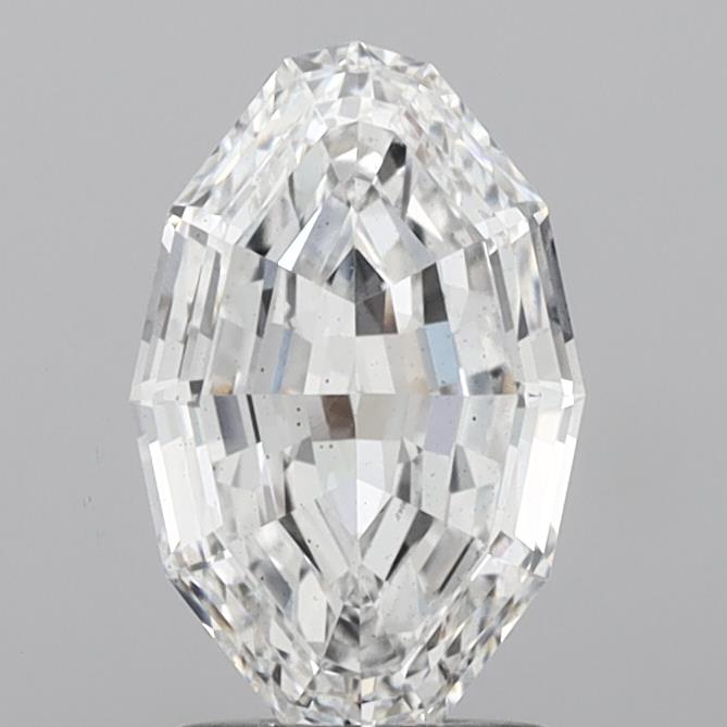 2.04ct Step Oval E VS1 Lab Grown Diamond