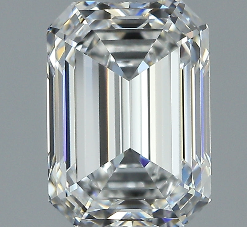 1.6ct Emerald F VVS2 Natural Diamond