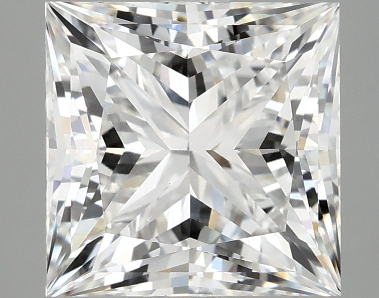 4.16ct Princess D VVS2 Lab Grown Diamond
