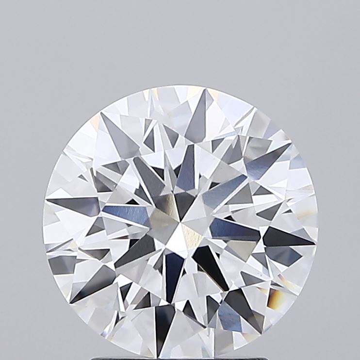 2.7ct Round F VVS2 Lab Grown Diamond