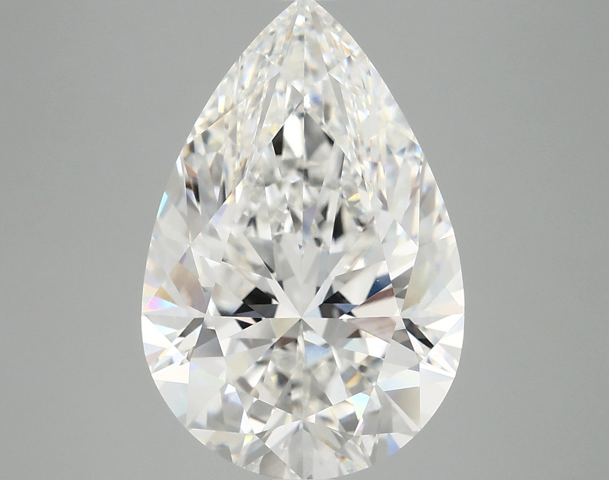 5.84ct Pear E VVS2 Lab Grown Diamond