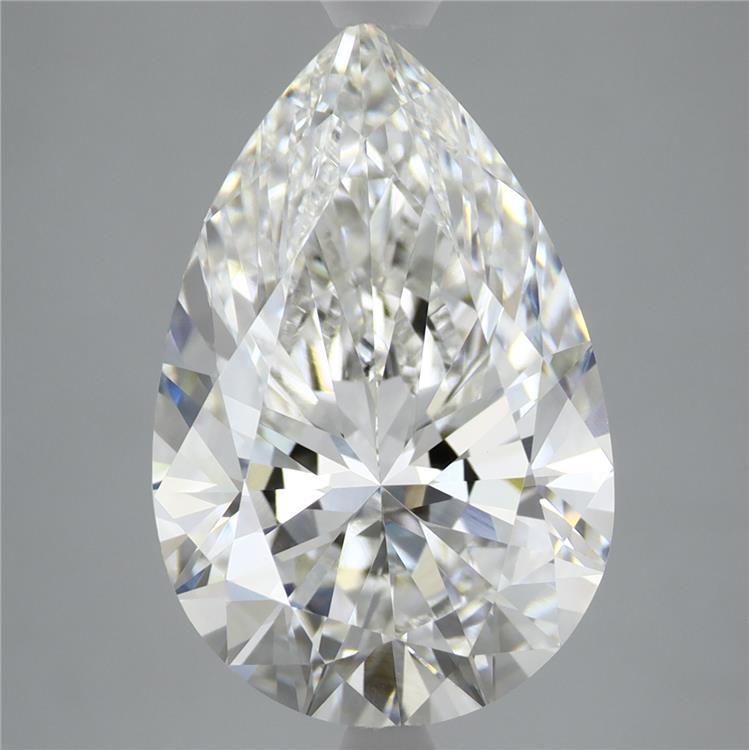 5.5ct Pear F VVS2 Lab Grown Diamond