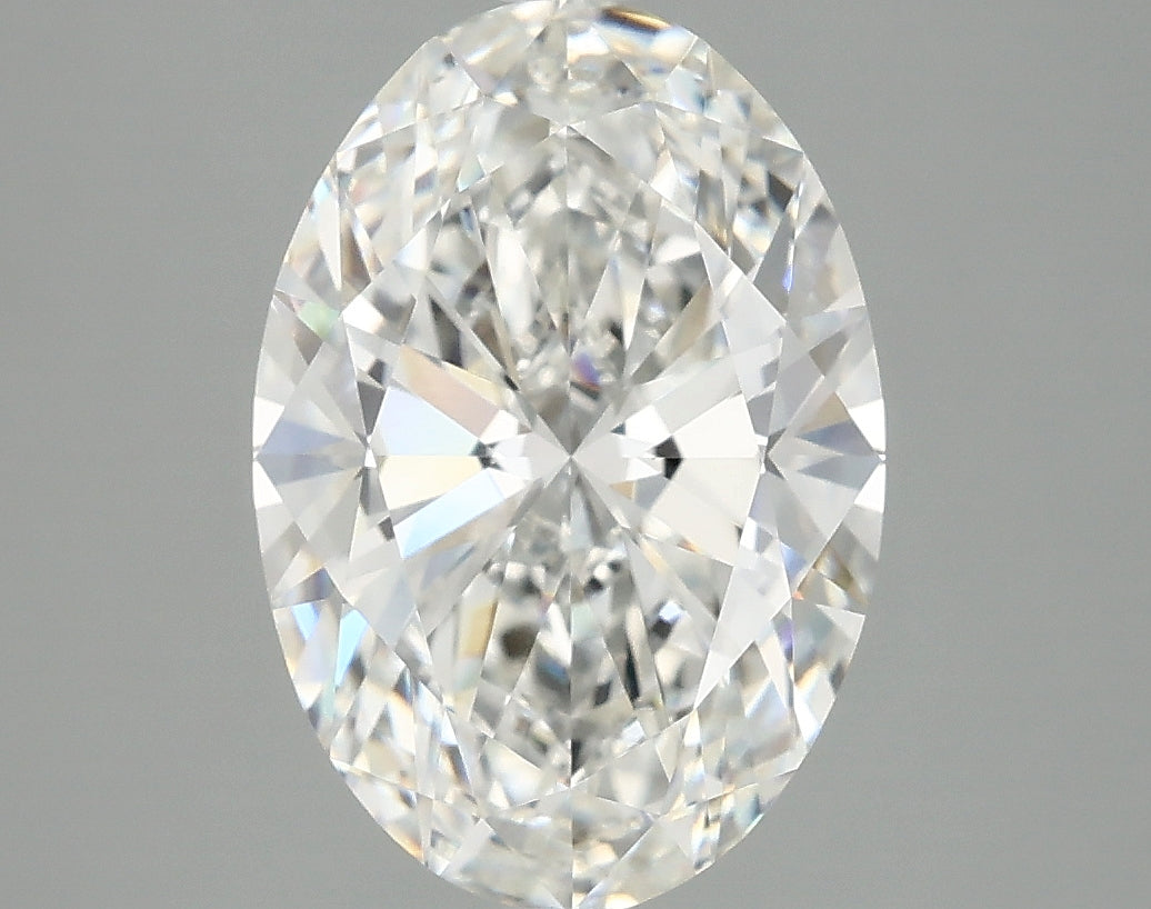 3.45ct Oval F VVS2 Lab Grown Diamond