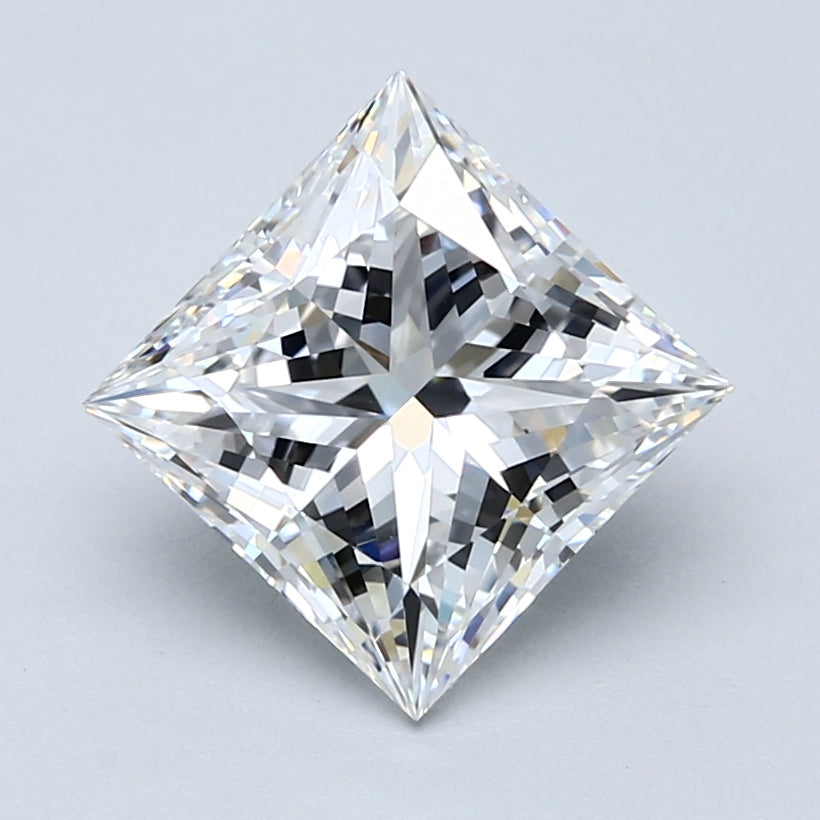 3.01ct Princess D VVS2 Natural Diamond