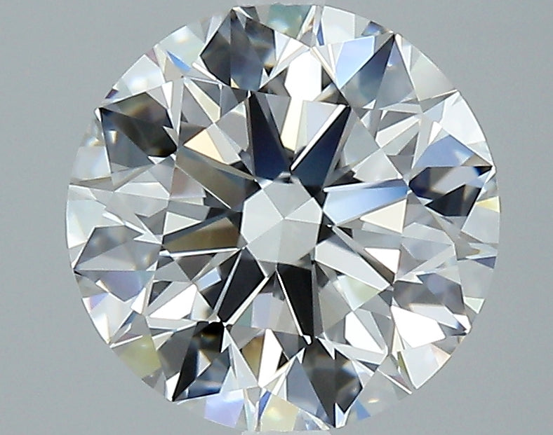 2.76ct Round F VVS2 Natural Diamond