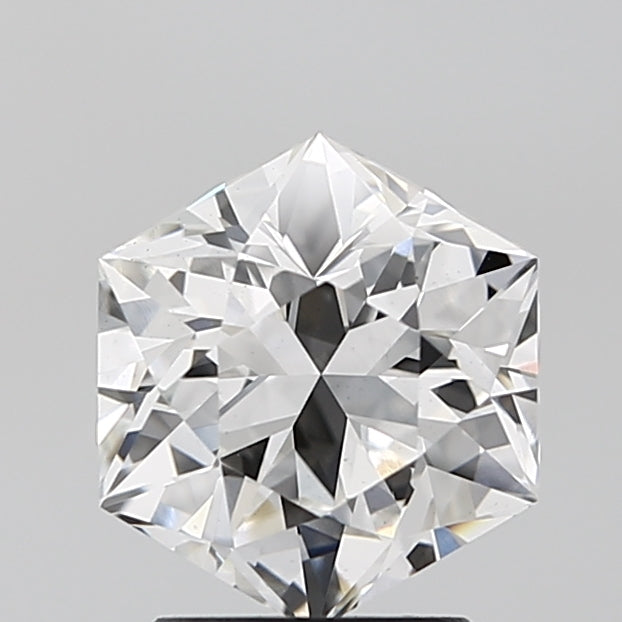 2.57ct Hexagonal E VS1 Lab Grown Diamond