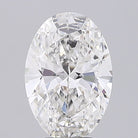 3.87ct Oval F VVS2 Lab Grown Diamond