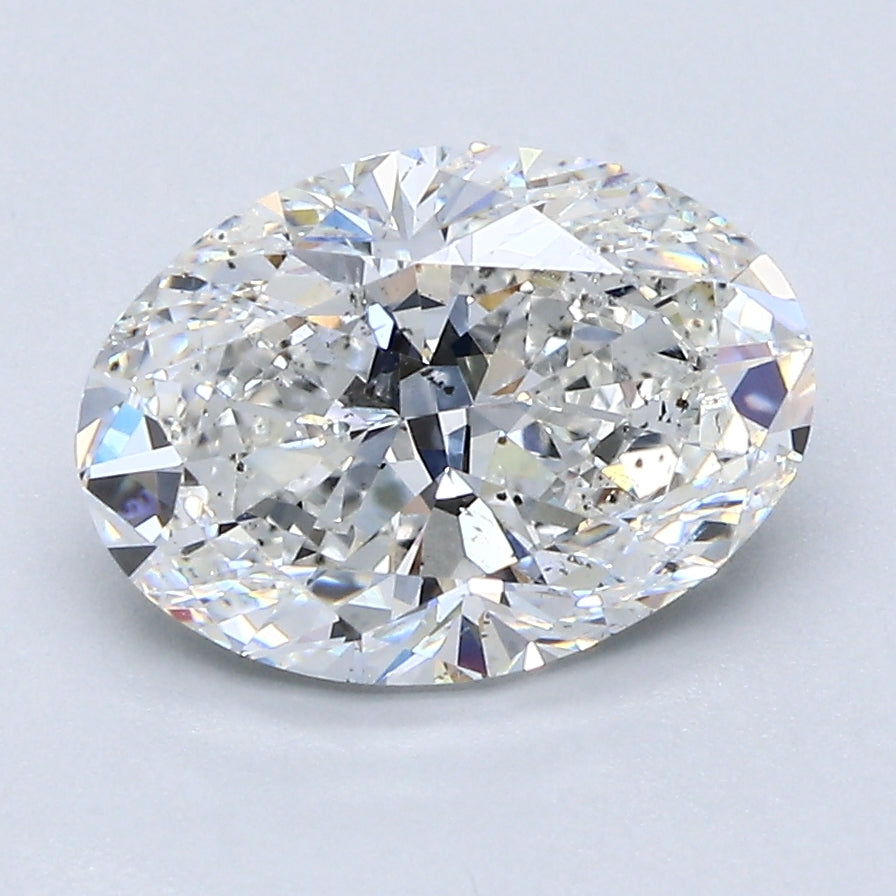 2.51ct Oval F SI2 Natural Diamond